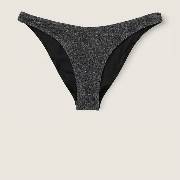 PINK Shimmer Brazilian Bikini Bottom. 🖤👙 - Picture 4 of 5